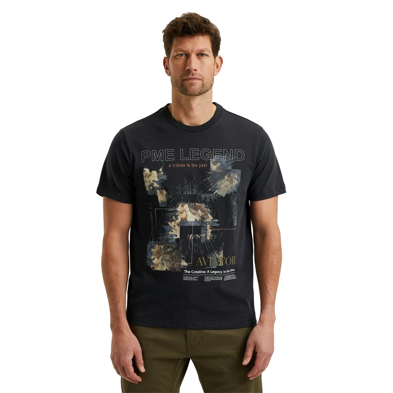 Heren T-shirt PTSS2503570 PME Legend NAVY