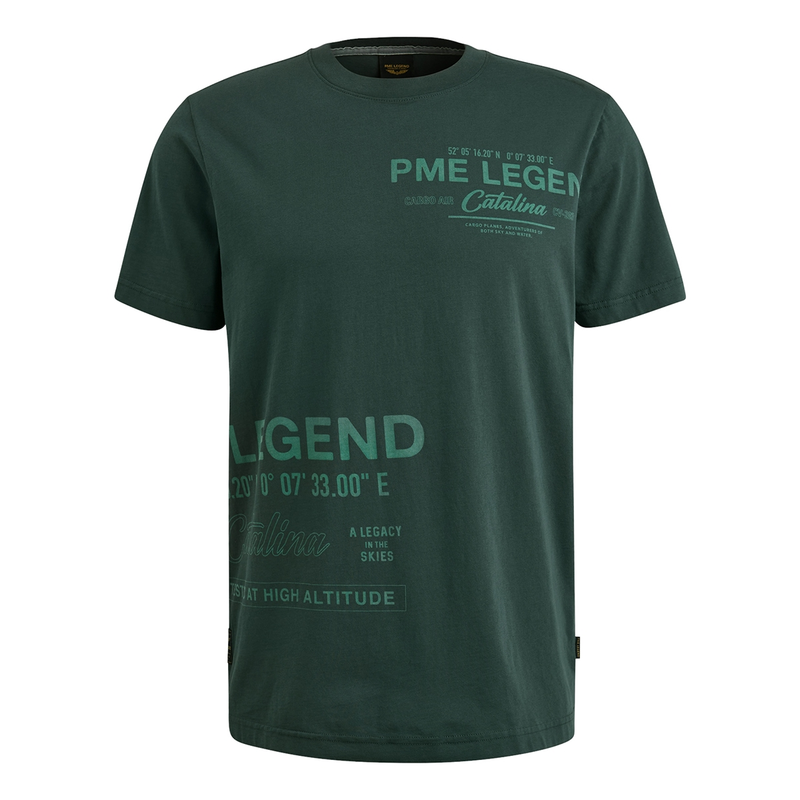Heren T-shirt PTSS2503594 PME Legend GROEN