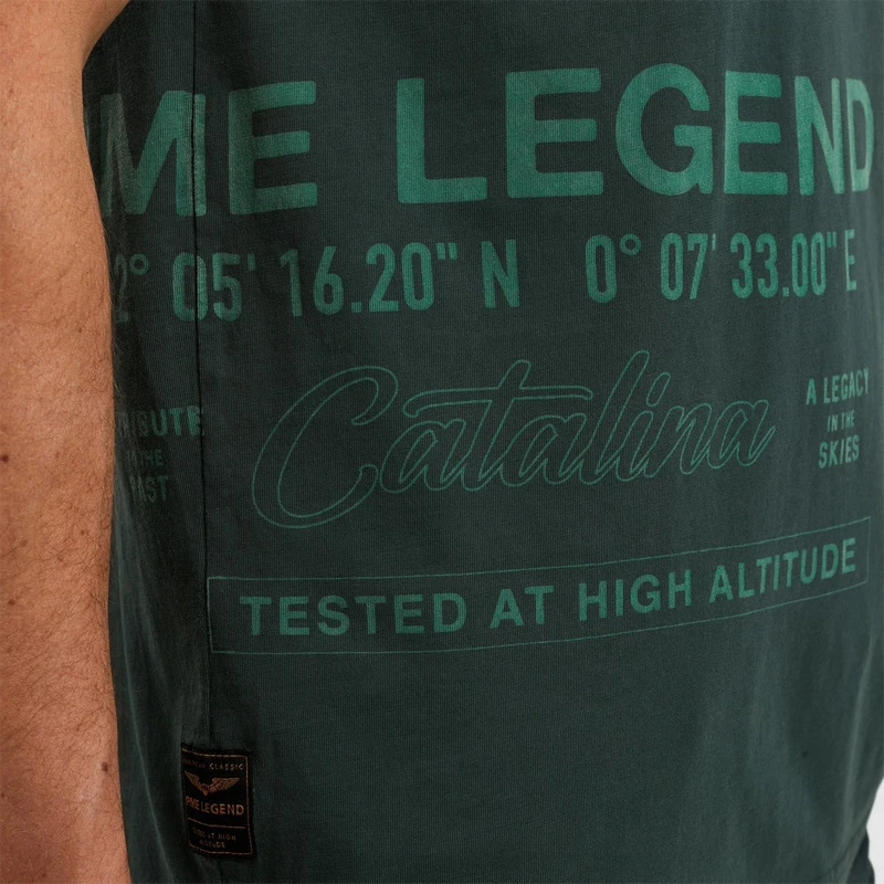 Heren T-shirt PTSS2503594 PME Legend GROEN