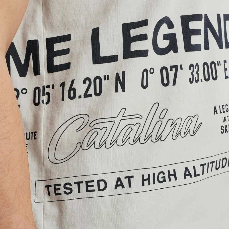 Heren T-shirt PTSS2503594 PME Legend OFF-WHITE