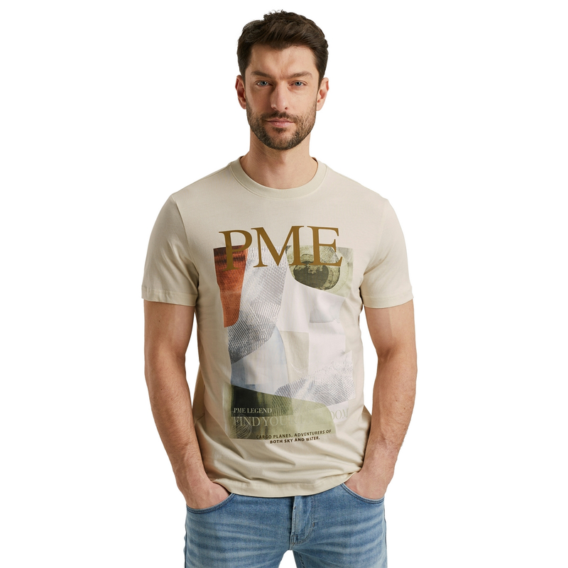 Heren T-shirt PTSS2504587 PME Legend OFF-WHITE
