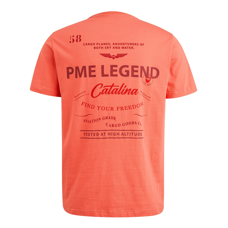 Heren T-shirt PTSS2504589 PME Legend ROOD