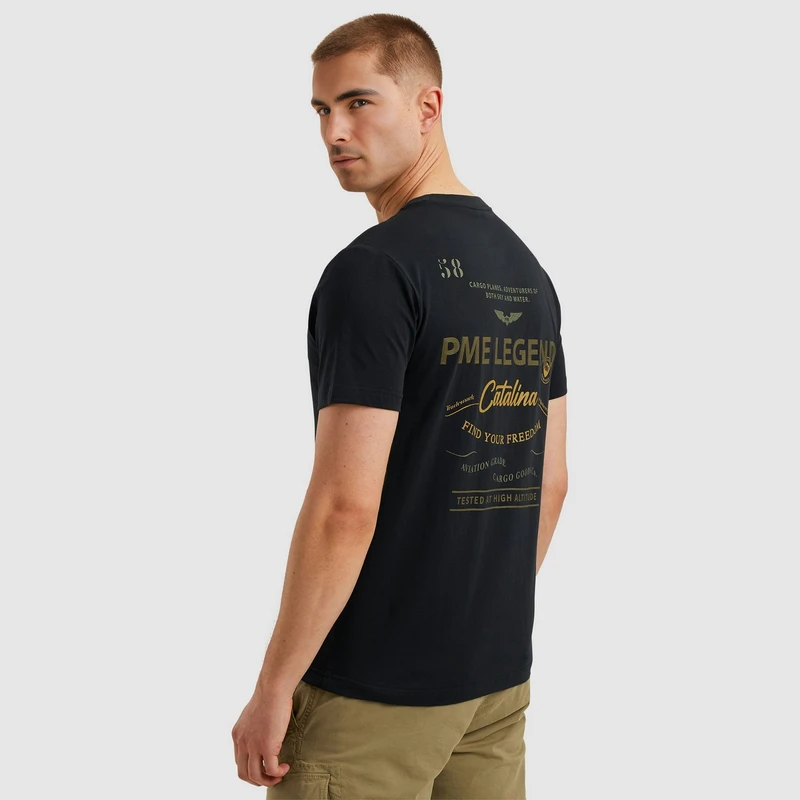 Heren T-shirt PTSS2504589 PME Legend NAVY
