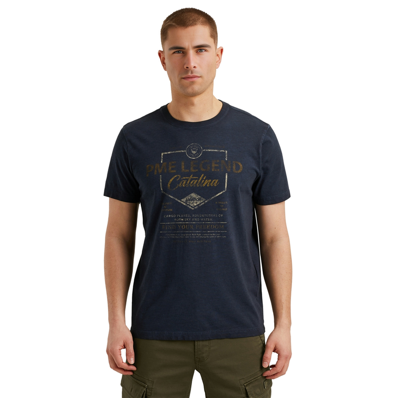 Heren T-shirt PTSS2504593 PME Legend NAVY