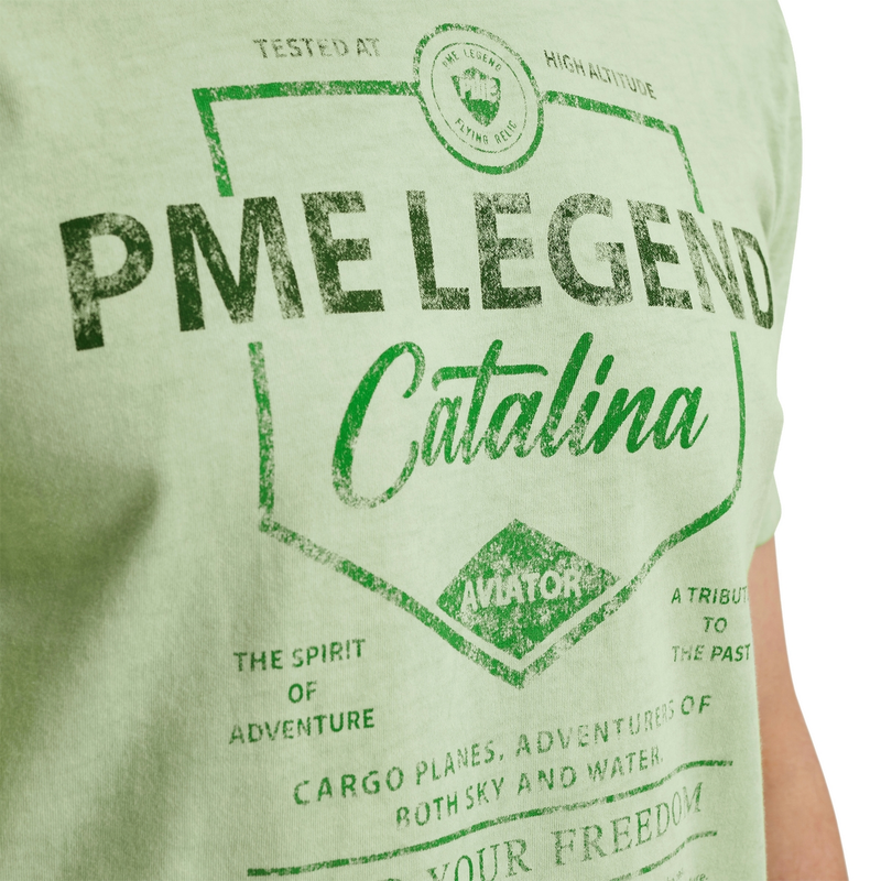 Heren T-shirt PTSS2504593 PME Legend GROEN