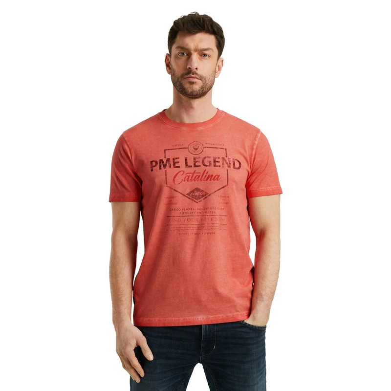 Heren T-shirt PTSS2504593 PME Legend ROOD