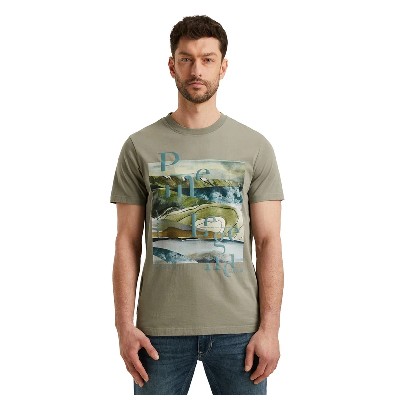 Heren T-shirt PTSS2505572 PME Legend GROEN