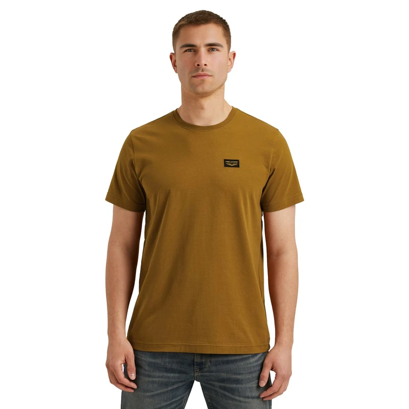 Heren T-shirt PTSS2506599 PME Legend MIDDEN BRUIN