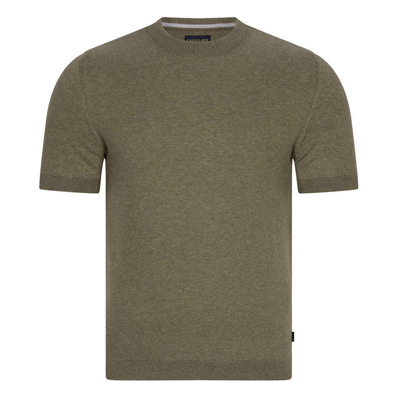Heren T-shirt Sorrentino Cavallaro GROEN DESSIN