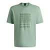 Heren T-shirt Tee Print Striped C 10270235 0
