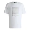 Heren T-shirt Tee Print Striped C 10270235 0