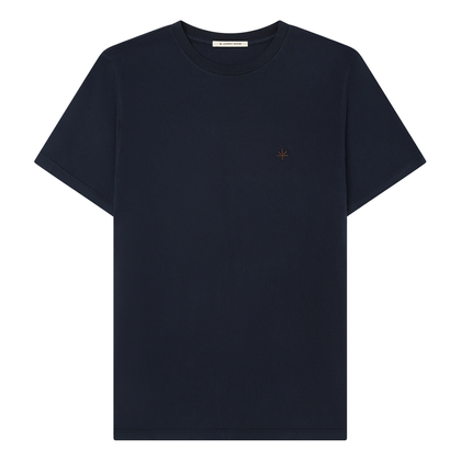 Heren T-shirt Thierry Cotton Navy