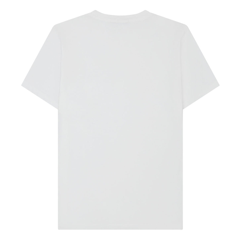 Heren T-shirt Thierry Cotton White Laurent Vergne Wit