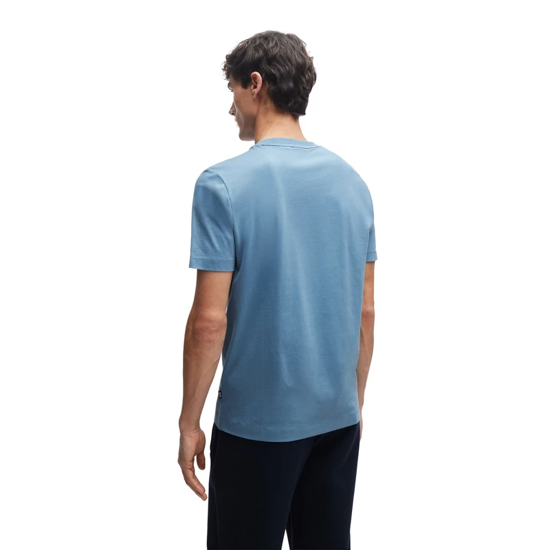Heren T-shirt Thompson 01 10241525 01 Boss Black BLEU