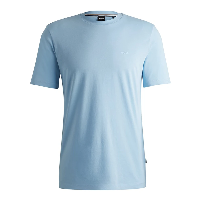 Heren T-shirt Thompson 01 10241525 01 Boss Black BLEU