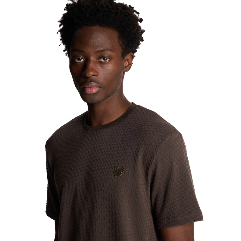 Heren T-shirt TS2277V.X823 Lyle and Scott DONKER BRUIN