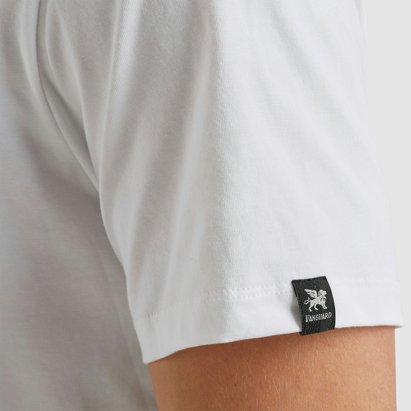 Heren T-shirt VTSS2502501 Vanguard WIT DESSIN