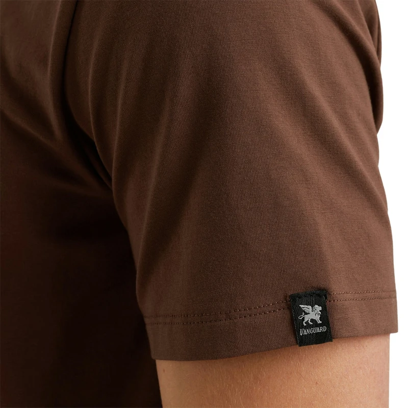 Heren T-shirt VTSS2505550 Vanguard MIDDEN BRUIN