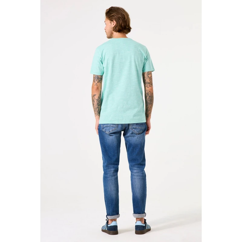 Heren T-shirt Z1100 Garcia KHAKIGROEN