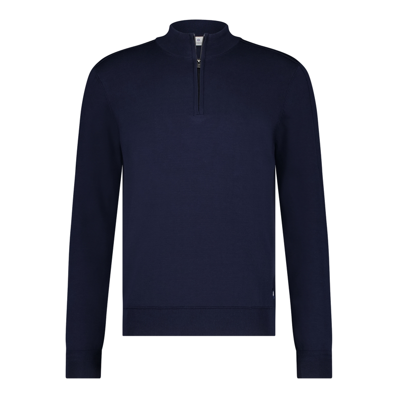 Heren Trui 1/2 zip KBIS25-M4 Blue Industry NAVY