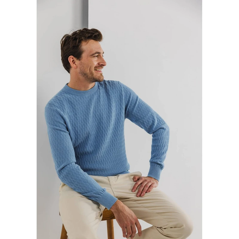 Heren Trui 11115059 State of Art MIDDEN BLAUW