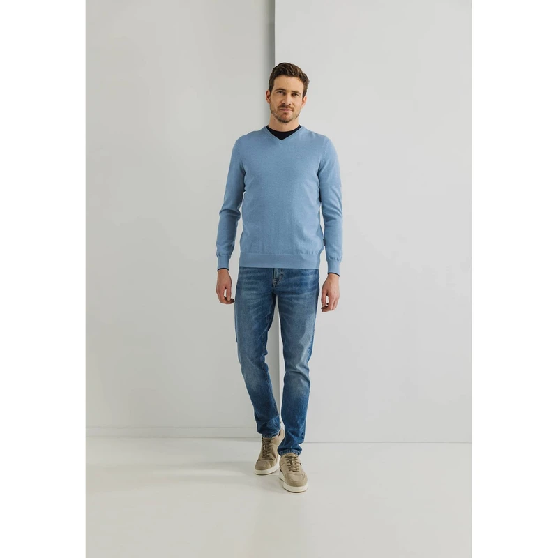 Heren Trui 12115003 State of Art MIDDEN BLAUW