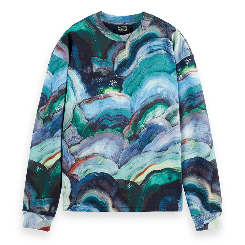 Heren Trui 179900410 Scotch & Soda BLAUW DESSIN