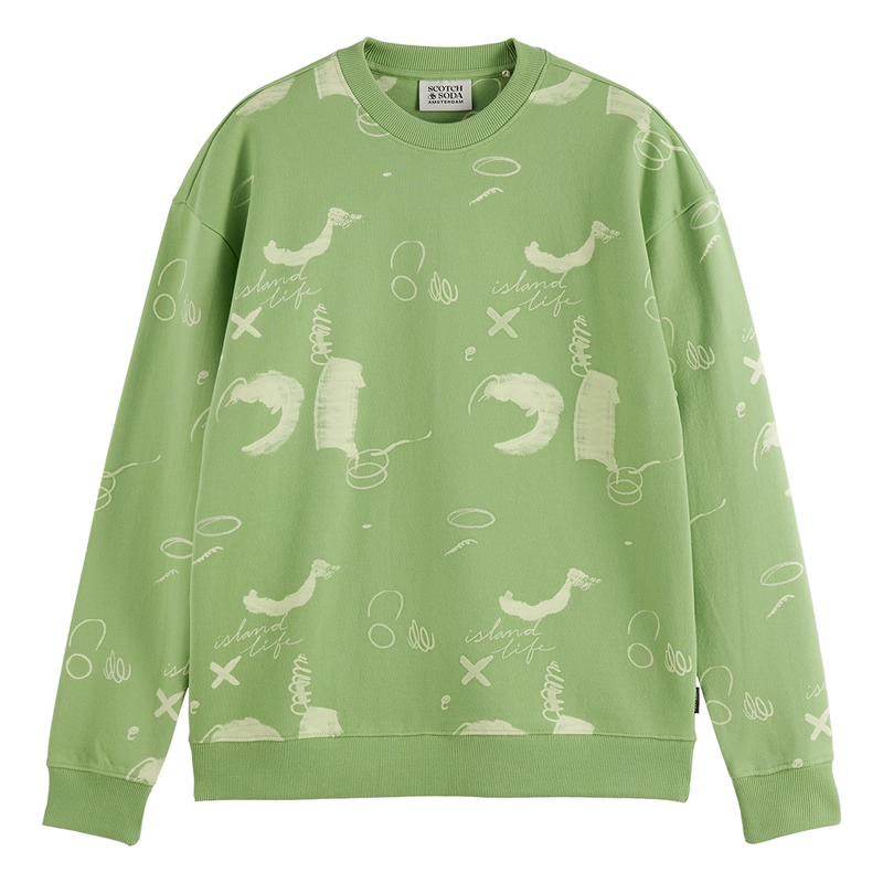 Heren Trui 180076.300 Scotch & Soda GROEN