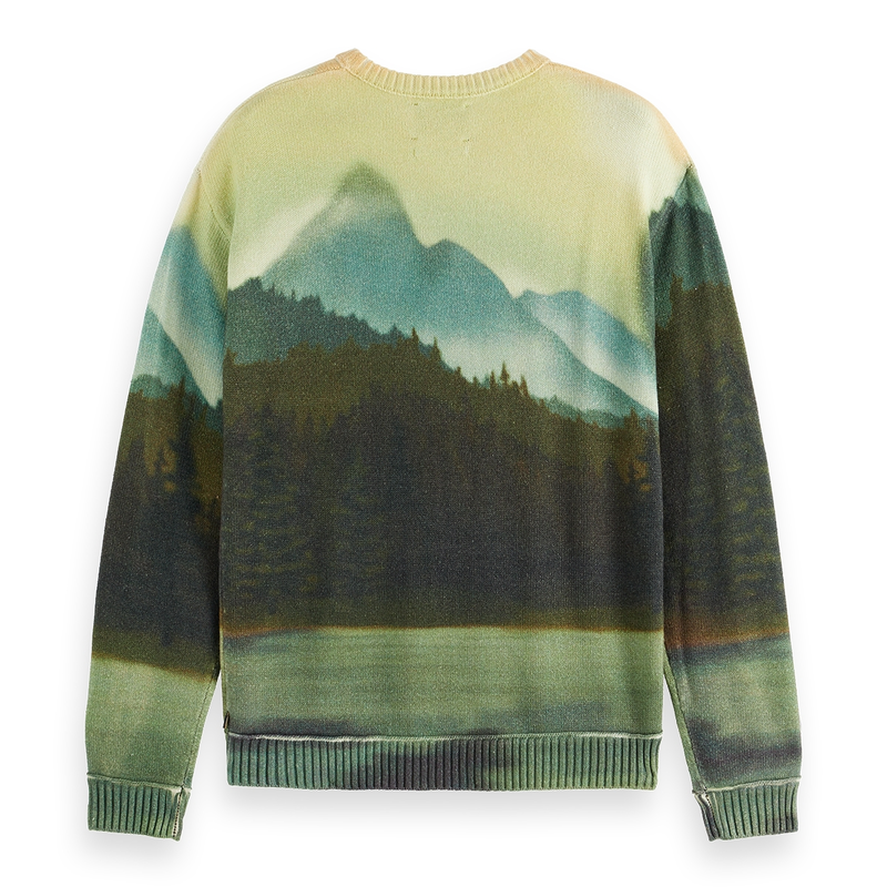 Heren Trui 180298301 Scotch & Soda GROEN DESSIN