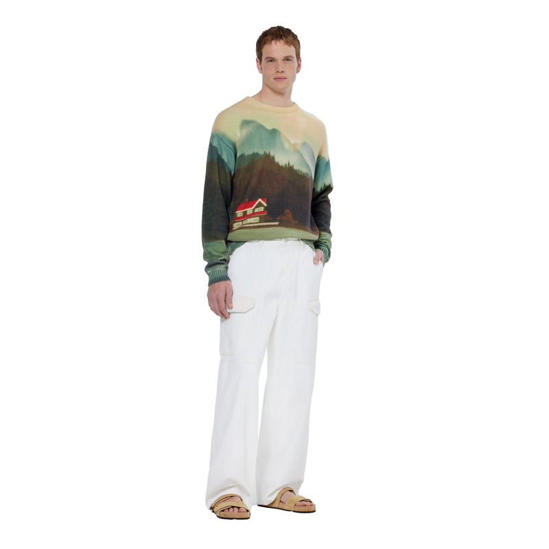 Heren Trui 180298301 Scotch & Soda GROEN DESSIN