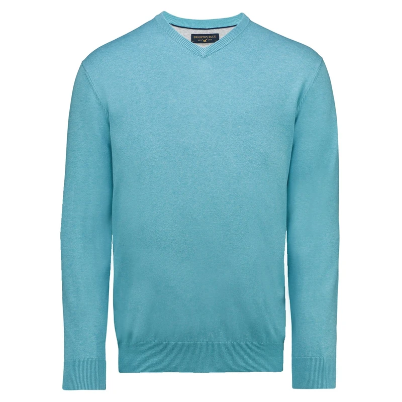 Heren Trui 41-8100 Brighton Blue AQUA