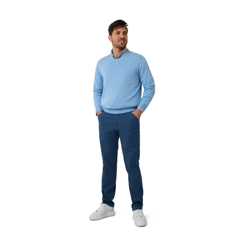 Heren Trui 518100CCT-73 Brighton Blue BLEU