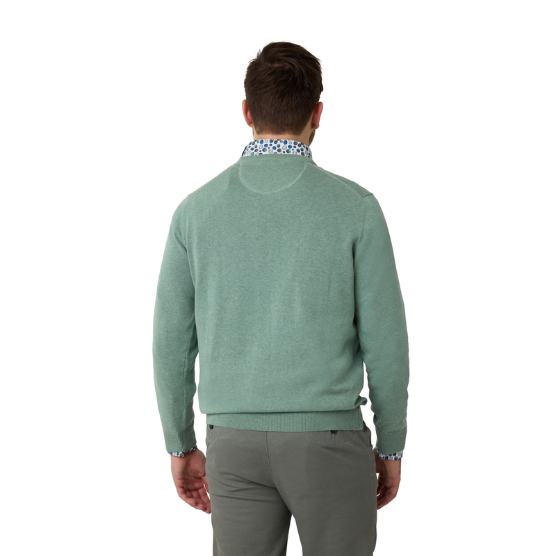 Heren Trui 518100CCT-73 Brighton Blue GROEN