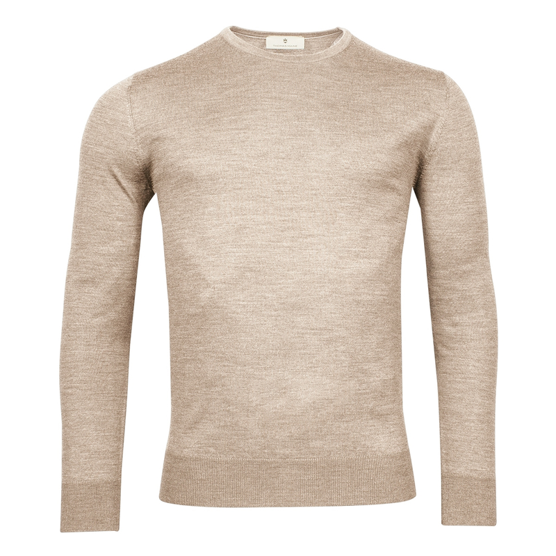 Heren Trui 5182TM100.82 Thomas Maine BEIGE
