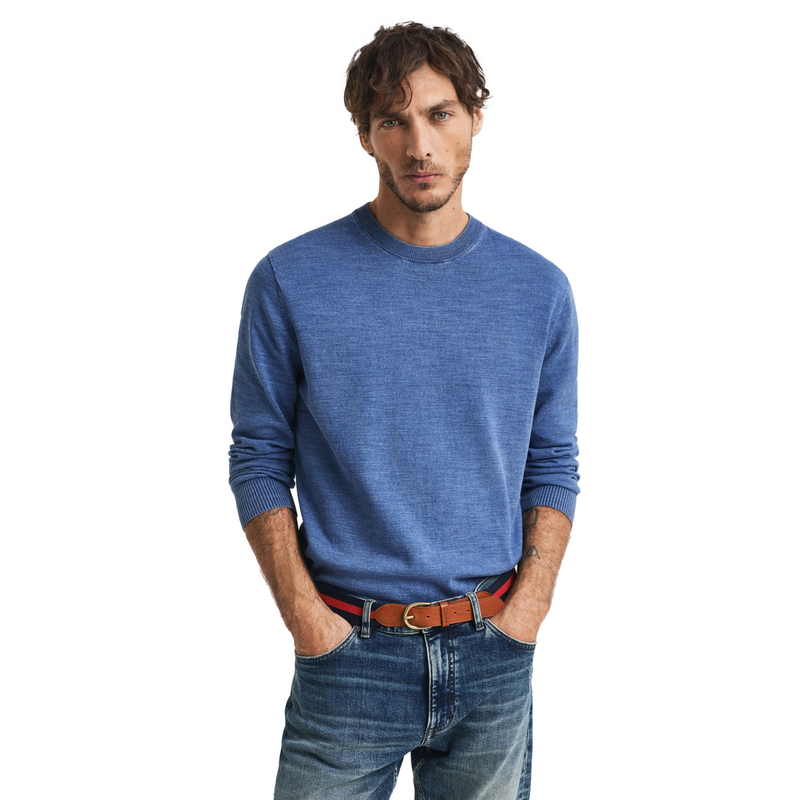 Heren Trui 8050244.423 Gant MIDDEN BLAUW