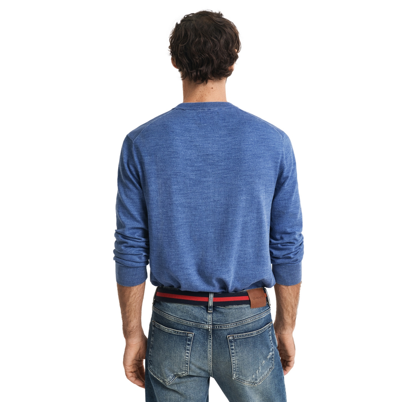 Heren Trui 8050244.423 Gant MIDDEN BLAUW