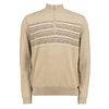 Heren Trui AP-545 Halfzip jacquard