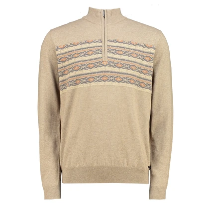 Heren Trui AP-545 Halfzip jacquard