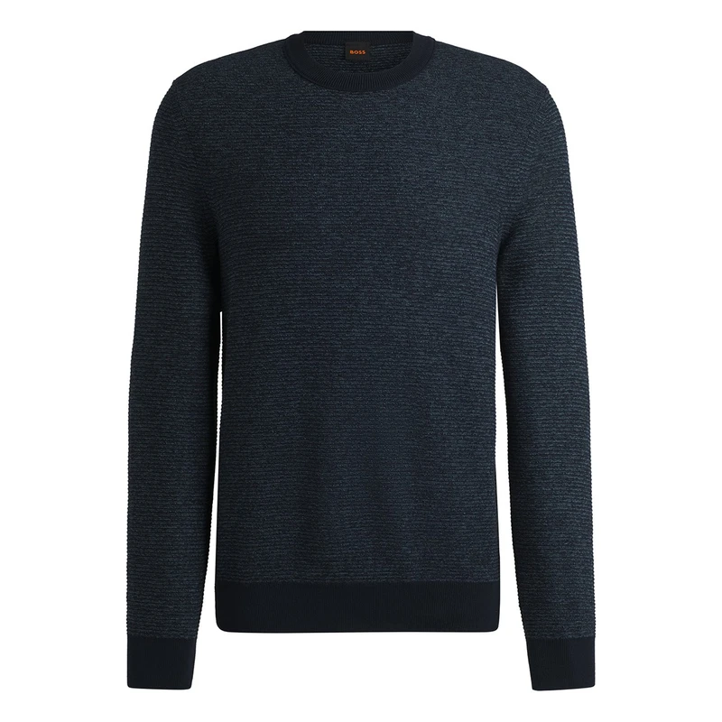 Heren Trui Aspoki 10268641 01 BOSS NAVY