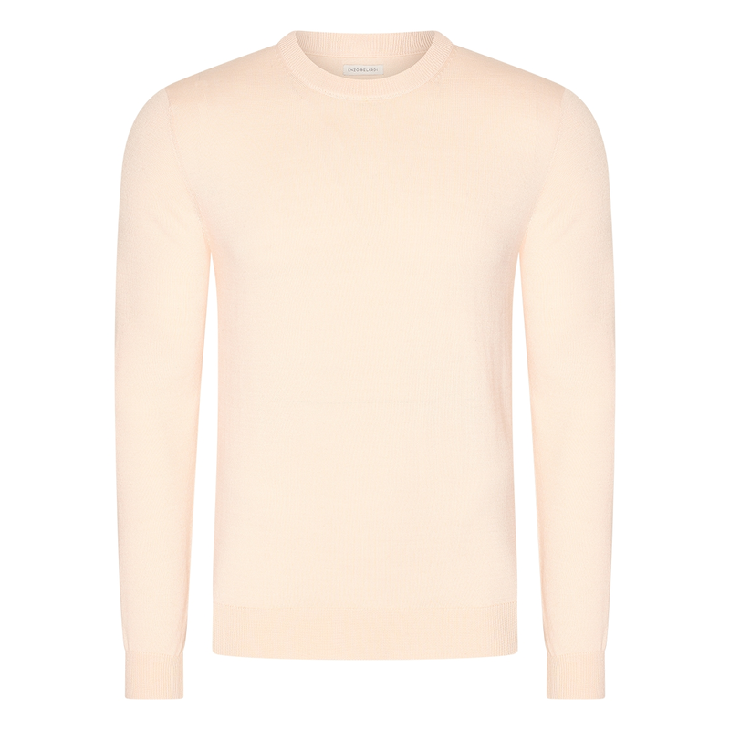 Heren Trui FFEB2411-CN Enzo Belardi OFF-WHITE