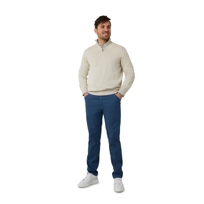Heren Trui FFKW0154 Brighton Blue BEIGE