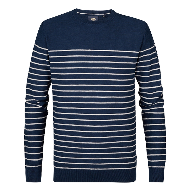 Heren Trui M-1050-KWR201 Petrol NAVY