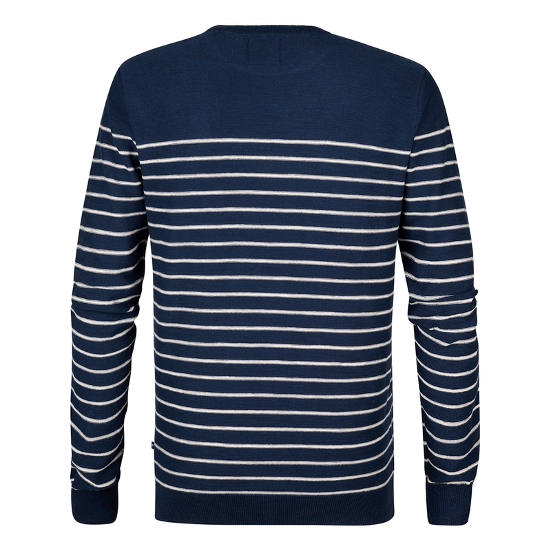 Heren Trui M-1050-KWR201 Petrol NAVY