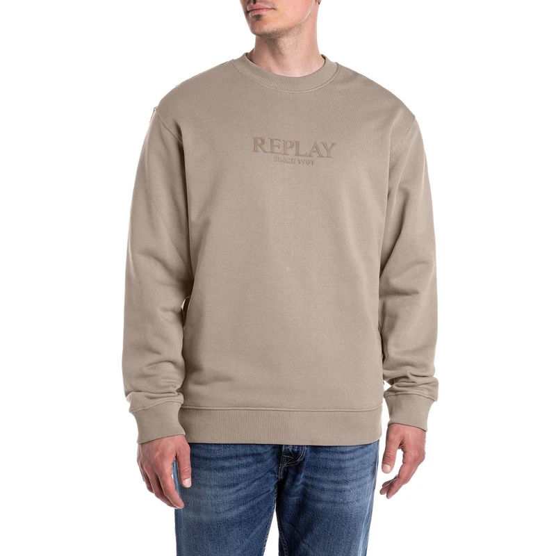 Heren Trui M3076.23802 Replay BEIGE
