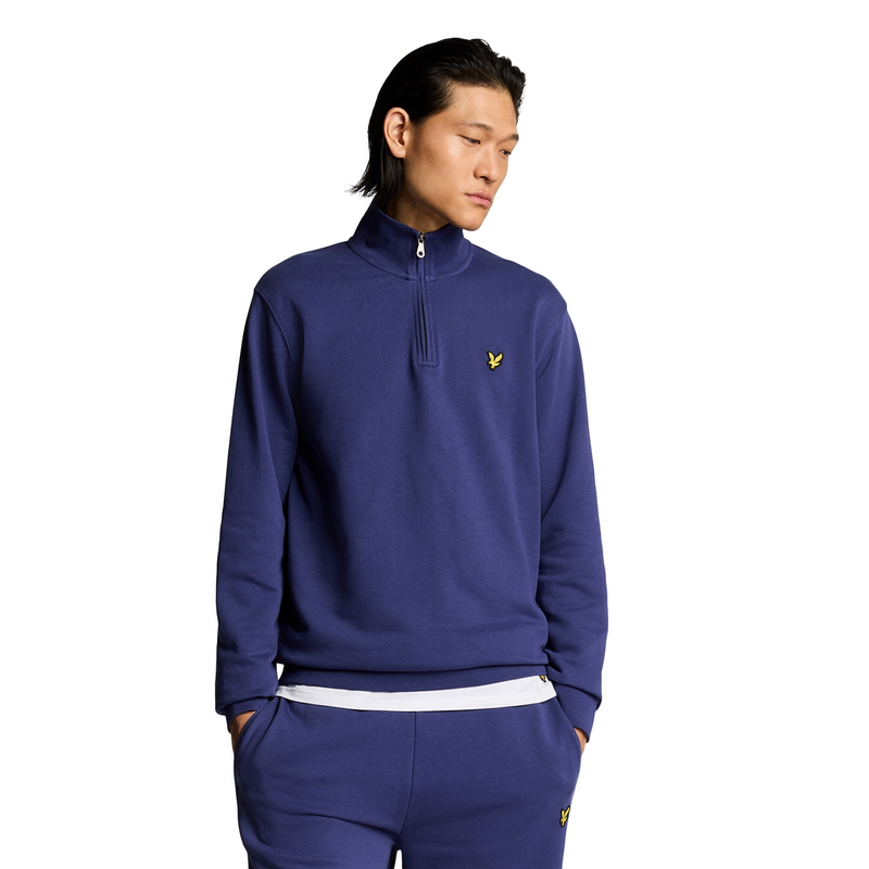 Heren Trui ML2022V.X568 Lyle and Scott INDIGO BLUE