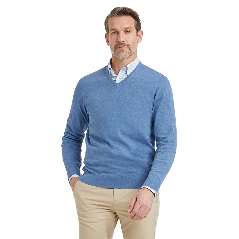 Heren Trui MM241.1201.01 Mc Gregor MIDDEN BLAUW