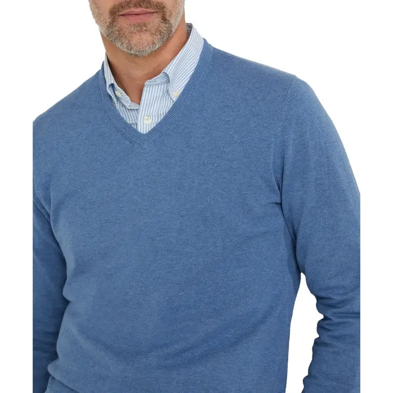 Heren Trui MM241.1201.01 Mc Gregor MIDDEN BLAUW
