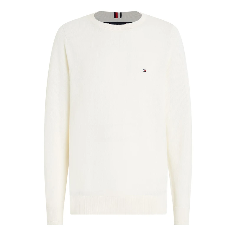 Heren Trui MW0MW33511 Tommy Hilfiger OFF-WHITE