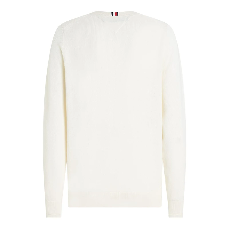 Heren Trui MW0MW33511 Tommy Hilfiger OFF-WHITE