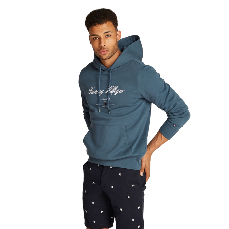 Heren Trui MW0MW33631DBZ Tommy Hilfiger MIDDEN BLAUW